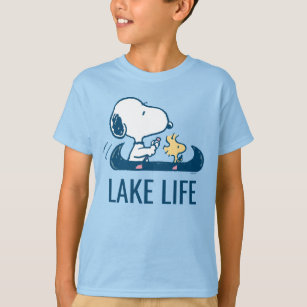 pinda's   Snoopy & Woodstock Canoe T-shirt