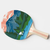 pinda's | Snoopy & Woodstock Canoe Tafeltennisbatje (Zijkant)