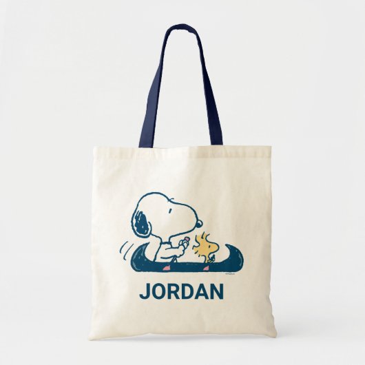 pinda's | Snoopy & Woodstock Canoe Tote Bag (Voorkant)