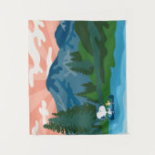 pinda's | Snoopy & Woodstock Canoe Wandkleed (Voorkant)