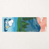 pinda's | Snoopy & Woodstock Canoe Yogamat (Voorkant (horizontaal))