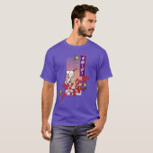 pinda's | Snoopy & Woodstock Cherry Blossom Branch T-shirt (Voorkant volledig)