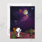 pinda's | Snoopy & Woodstock Cowboy Briefkaart (Voorkant / Achterkant)