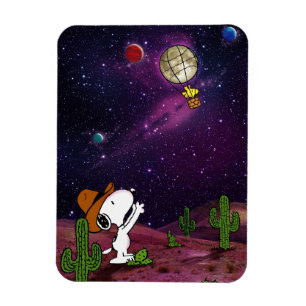 pinda's   Snoopy & Woodstock Cowboy Magneet