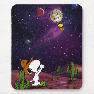pinda's   Snoopy & Woodstock Cowboy Muismat