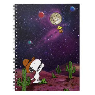 pinda's   Snoopy & Woodstock Cowboy Notitieboek