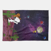 pinda's | Snoopy & Woodstock Cowboy Theedoek (Horizontaal)