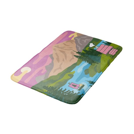 pinda's | Snoopy & Woodstock De Grote Buiten Badmat (Gekanteld)