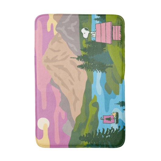 pinda's | Snoopy & Woodstock De Grote Buiten Badmat (Voorkant Verticaal)