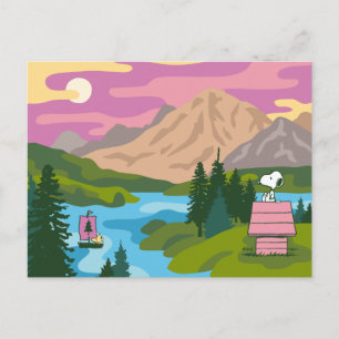 pinda's   Snoopy & Woodstock De Grote Buiten Briefkaart