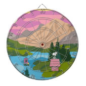 pinda's | Snoopy & Woodstock De Grote Buiten Dartbord (Voorkant)
