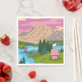 pinda's | Snoopy & Woodstock De Grote Buiten Servet (Insitu)