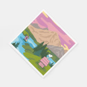 pinda's | Snoopy & Woodstock De Grote Buiten Servet (Hoek)