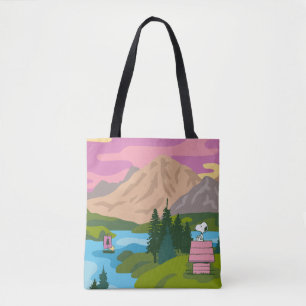 pinda's Snoopy & Woodstock De Grote Buiten Tote Bag