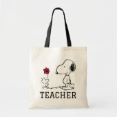 PINDA'S | Snoopy & Woodstock Docent Tote Bag (Voorkant)