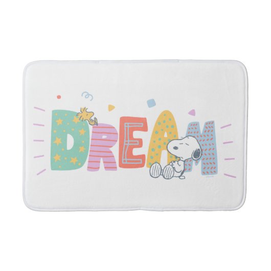 pinda's | Snoopy & Woodstock Dream Badmat (Voorkant)
