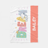 pinda's | Snoopy & Woodstock Dream Fleece Deken (Voorkant)