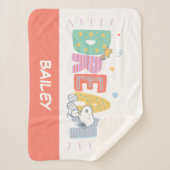 pinda's | Snoopy & Woodstock Dream Sherpa Deken (Voorkant)