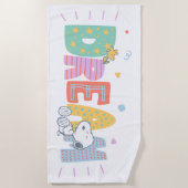 pinda's | Snoopy & Woodstock Dream Strandlaken (Voorkant)