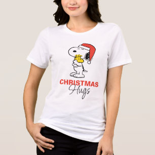 pinda's   Snoopy & Woodstock - Eerste Kerstmis Tri-Blend Shirt