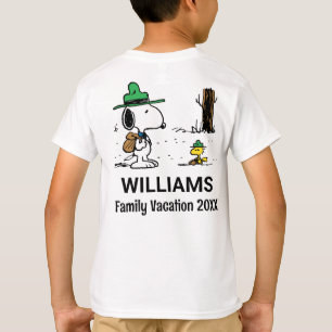 pinda's Snoopy & Woodstock Family Vacation T-shirt