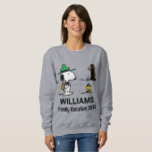 pinda's | Snoopy & Woodstock Family Vacation Trui (Voorkant volledig)