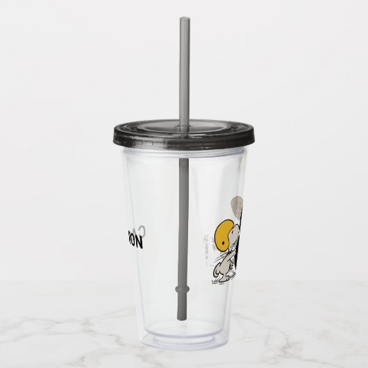 pinda's | Snoopy & Woodstock Football Acryl Drinkbeker (Rechts)