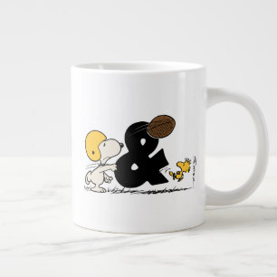 pinda's   Snoopy & Woodstock Football Grote Koffiekop