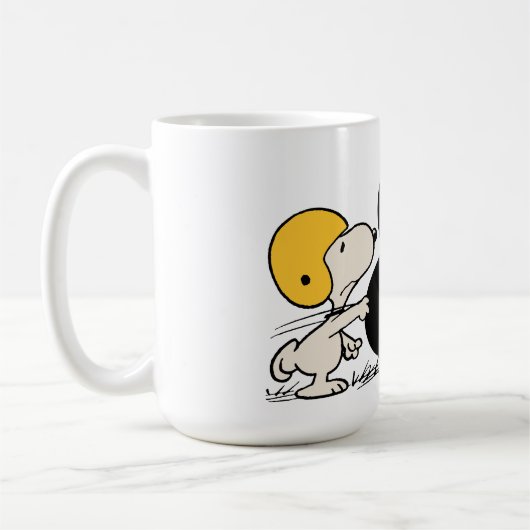 pinda's | Snoopy & Woodstock Football Koffiemok (Links)