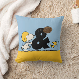 pinda's Snoopy & Woodstock Football Kussen