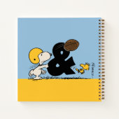 pinda's | Snoopy & Woodstock Football Notitieboek (Achterkant)