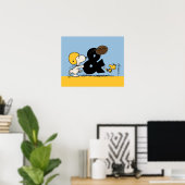 pinda's | Snoopy & Woodstock Football Poster (Thuiskantoor)
