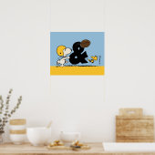 pinda's | Snoopy & Woodstock Football Poster (Keuken)