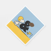 pinda's | Snoopy & Woodstock Football Servet (Hoek)