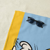 pinda's | Snoopy & Woodstock Football Strandlaken (In situ)