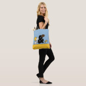 pinda's | Snoopy & Woodstock Football Tote Bag (Op model)