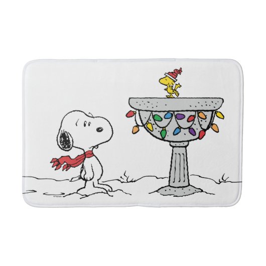 pinda's | Snoopy & Woodstock Frozen Birdbath Badmat (Voorkant)