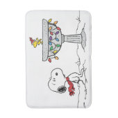 pinda's | Snoopy & Woodstock Frozen Birdbath Badmat (Voorkant Verticaal)