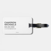 pinda's | Snoopy & Woodstock Frozen Birdbath Bagagelabel (Achterkant horizontaal)