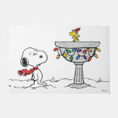 pinda's | Snoopy & Woodstock Frozen Birdbath Deurmat (Voorkant)