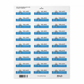 pinda's | Snoopy & Woodstock Frozen Birdbath Etiket (Full Sheet)