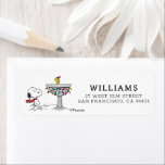 pinda's | Snoopy & Woodstock Frozen Birdbath Etiket<br><div class="desc">Snoopy en Woodstock schaatsen op een vogelbad is een charmante afbeelding uit de strip "Peanuts" gemaakt door Charles Schulz. In deze grillige scène houdt Woodstock,  Snoopy's beste vriend,  zich vaak bezig met winteractiviteiten zoals schaatsen en hockey op een bevroren vogelbad.</div>