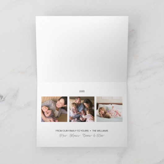 pinda's | Snoopy & Woodstock Frozen Birdbath Feestdagen Kaart (Binnen)