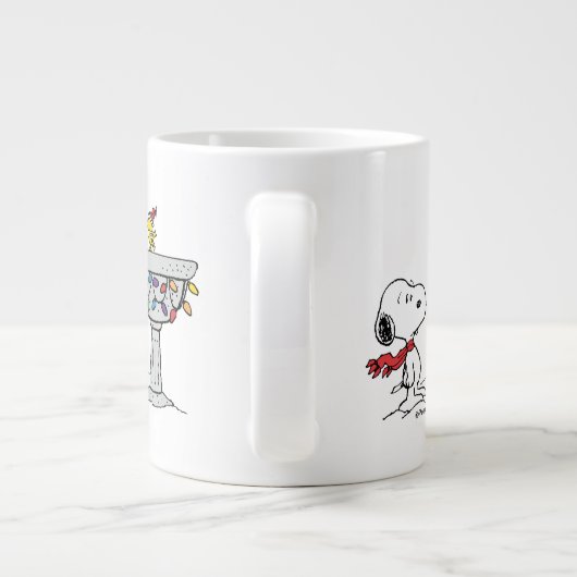 pinda's | Snoopy & Woodstock Frozen Birdbath Grote Koffiekop (Achterkant)