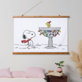 pinda's | Snoopy & Woodstock Frozen Birdbath Hangend Wandkleed (Slaapkamer)