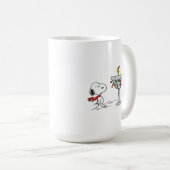 pinda's | Snoopy & Woodstock Frozen Birdbath Koffiemok (Voorkant rechts)