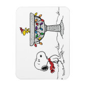 pinda's | Snoopy & Woodstock Frozen Birdbath Magneet (Verticaal)