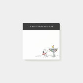 pinda's | Snoopy & Woodstock Frozen Birdbath Post-it® Notes (Voorkant)