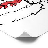 pinda's | Snoopy & Woodstock Frozen Birdbath Poster (Hoek)