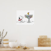 pinda's | Snoopy & Woodstock Frozen Birdbath Poster (Keuken)